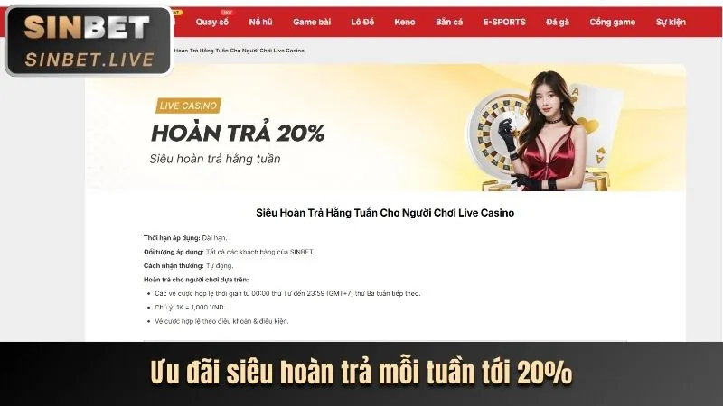 Hoàn trả cược Tài Xỉu hàng ngày